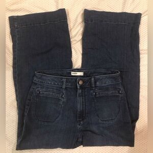 Sonoma Dark Blue Women's Wide Leg Jeans